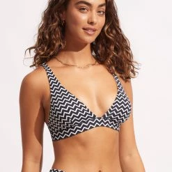 Seafolly Ladies Sienna Longline Tri - True Navy -Seafolly shop 31404 976 True 20Navy 3