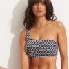 Seafolly Ladies Sienna One Shoulder Top - True Navy -Seafolly shop 31408 976 True 20Navy 1