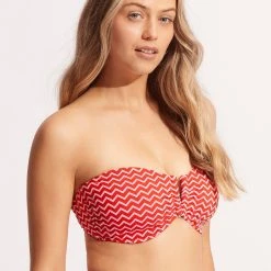 Seafolly Ladies Sienna DD "U" Tube - Chilli Red -Seafolly shop 31409DD976 Chilli 20Red 3