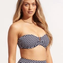 Seafolly Ladies Sienna DD "U" Tube - True Navy -Seafolly shop 31409DD976 True 20Navy 3