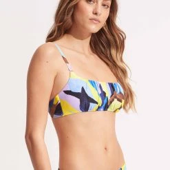 Seafolly Ladies Tropfest Bralette - True Navy 9 Seafolly Ladies Tropfest Bralette - True Navy -Seafolly shop 31410 978 True 20Navy 3