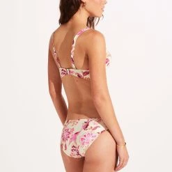 Seafolly Ladies Silk Road Triangle Bikini Top - Parfait Pink -Seafolly shop 31414 020 ParfaitPnk 6