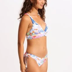 Seafolly Ladies Under The Sea Triangle Bikini Top - White -Seafolly shop 31414 061 White 5