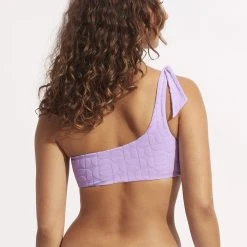Seafolly Ladies Capri One Shoulder Top - Wild Rose -Seafolly shop 31422 987 WildRose 4