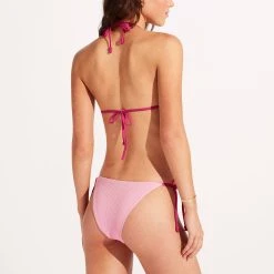 Seafolly Ladies Slice Of Splice Triangle Bikini Top - Parfait Pink 10 Seafolly Ladies Slice Of Splice Triangle Bikini Top - Parfait Pink -Seafolly shop 31424 990 ParfaitPnk 6