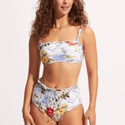 Seafolly Ladies Coast To Coast Tank Bra - Powder Blue