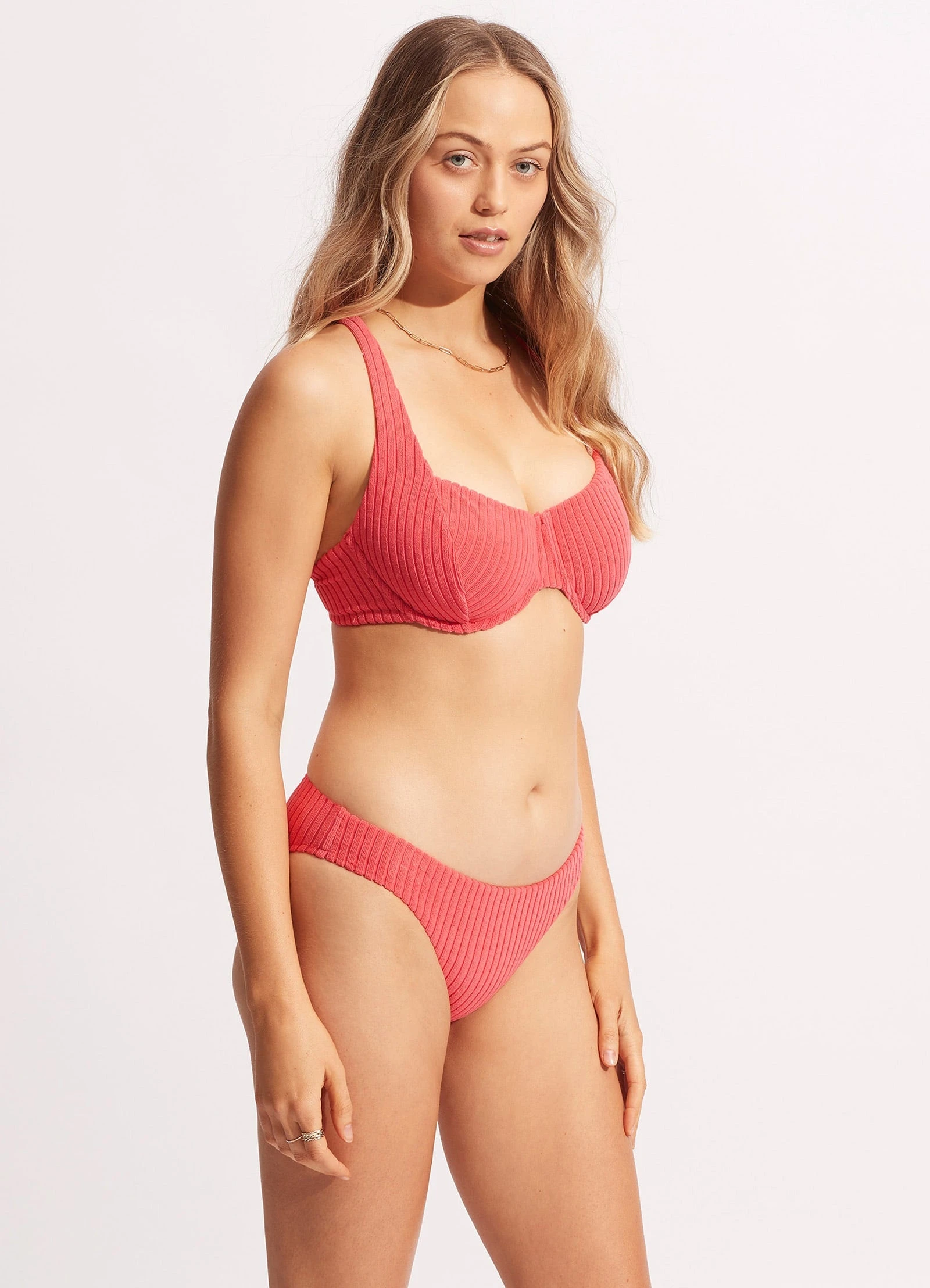 Seafolly Ladies Havana DD Underwire Bra - Sun Kissed Coral 5 Seafolly Ladies Havana DD Underwire Bra - Sun Kissed Coral - Image 3