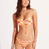 Seafolly Ladies Modern Take Hipster Bikini Bottom - Mandarin -Seafolly shop 40054 021 Mandarin 3