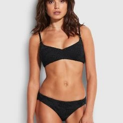 Seafolly Ladies Costa Bella Hipster Pant - Black