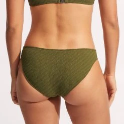 Seafolly Ladies Willow Hipster - Avocado -Seafolly shop 40054 924 Avocado 5