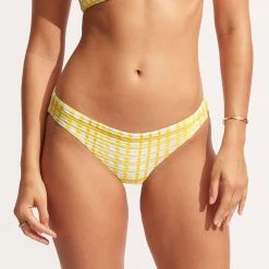 Seafolly Ladies Amalfi Check Hipster - Lime Light 9 Seafolly Ladies Amalfi Check Hipster - Lime Light -Seafolly shop 40054 951 Limelight 3