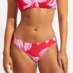Seafolly Ladies Fleur De Bloom Hipster - Chilli Red -Seafolly shop 40054 983 Chilli 20Red 3