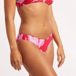 Seafolly Ladies Fleur De Bloom Hipster - Chilli Red -Seafolly shop 40054 983 Chilli 20Red 4
