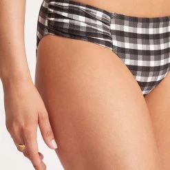 Seafolly Ladies Portofino Ruched Side Retro Pant - Black 14 Seafolly Ladies Portofino Ruched Side Retro Pant - Black -Seafolly shop 40145 939 Black 6