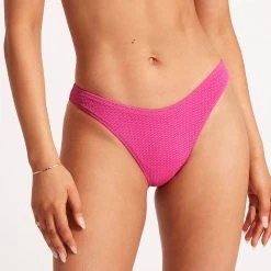 Seafolly Ladies Sea Dive High Cut Pant -Seafolly shop 40305 861 FuchsiaRos 3