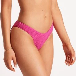 Seafolly Ladies Sea Dive High Cut Pant -Seafolly shop 40305 861 FuchsiaRos 4