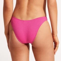 Seafolly Ladies Sea Dive High Cut Pant -Seafolly shop 40305 861 FuchsiaRos 5