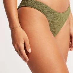 Seafolly Ladies Sea Dive High Cut Pant -Seafolly shop 40305 861 Khaki 7
