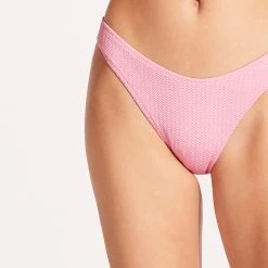 Seafolly Ladies Sea Dive High Cut Pant - Parfait Pink -Seafolly shop 40305 861 ParfaitPnk 7