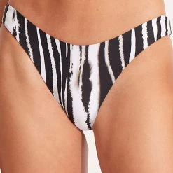 Seafolly Ladies Tropfest Reversible High Cut Pant - Aquamarine 16 Seafolly Ladies Tropfest Reversible High Cut Pant - Aquamarine -Seafolly shop 40305 978 Aquamarine 4