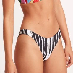 Seafolly Ladies Tropfest Reversible High Cut Pant - Aquamarine 20 Seafolly Ladies Tropfest Reversible High Cut Pant - Aquamarine -Seafolly shop 40305 978 Aquamarine 8