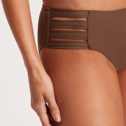 Seafolly Ladies Seafolly Collective Multi Strap Hipster Pant -Seafolly shop 40355 942 Tiramisu 6