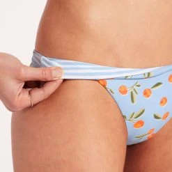 Seafolly Ladies Summer Crush Reversible Hipster - Powder Blue -Seafolly shop 40426 035 PowderBlue 6