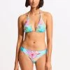 Seafolly Ladies Under The Sea Reversible Hipster Bikini Bottom - Blue Mist -Seafolly shop 40426 061 Blue 20Mist 4