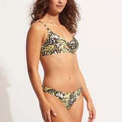 Seafolly Ladies Take Flight Reversible Hipster - Wild Lime -Seafolly shop 40426 914 Wild 20Lime 5