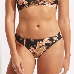 Seafolly Ladies Castaway Reversible Hipster - Black -Seafolly shop 40426 980 Black 5