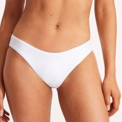 Seafolly Ladies Essentials Hipster - White 10 Seafolly Ladies Essentials Hipster - White -Seafolly shop 40473 640 White 3