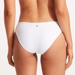 Seafolly Ladies Essentials Hipster - White 12 Seafolly Ladies Essentials Hipster - White -Seafolly shop 40473 640 White 5