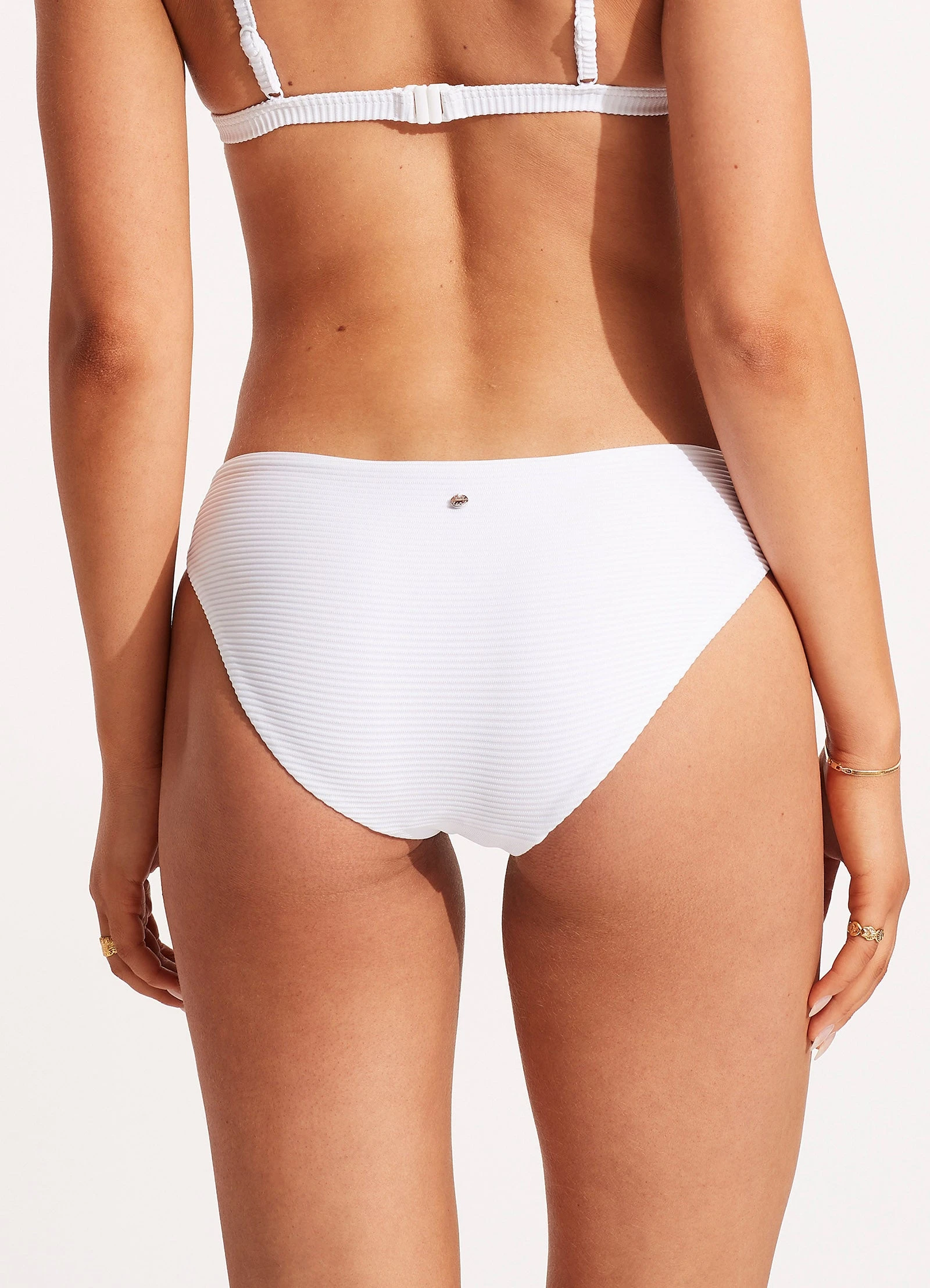 Seafolly Ladies Essentials Hipster - White 7 Seafolly Ladies Essentials Hipster - White - Image 5
