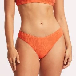 Seafolly Ladies Sea Dive Hipster Pant -Seafolly shop 40473 861 Mandarin 4