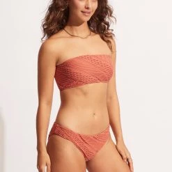 Seafolly Ladies Marrakesh Hipster Pant - Cinnamon 8 Seafolly Ladies Marrakesh Hipster Pant - Cinnamon -Seafolly shop 40473 911 Cinnamon 5