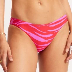Seafolly Ladies Skin Deep Hipster Pant - Mandarin Red -Seafolly shop 40473 940 MandarinRe 3