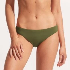Seafolly Ladies Seafolly Collective Hipster Pant - Avocado -Seafolly shop 40473 942 Avocado 3