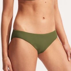 Seafolly Ladies Seafolly Collective Hipster Pant - Avocado -Seafolly shop 40473 942 Avocado 4