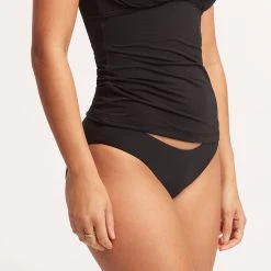 Seafolly Ladies Seafolly Collective Hipster Pant - Black -Seafolly shop 40473 942 Black 4