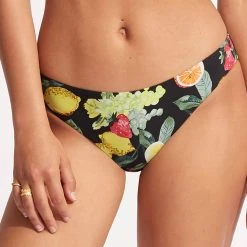 Seafolly Ladies Lemoncello Hipster Pant - Black 9 Seafolly Ladies Lemoncello Hipster Pant - Black -Seafolly shop 40473 945 Black 2