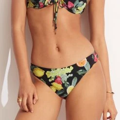 Seafolly Ladies Lemoncello Hipster Pant - Black 10 Seafolly Ladies Lemoncello Hipster Pant - Black -Seafolly shop 40473 945 Black 3