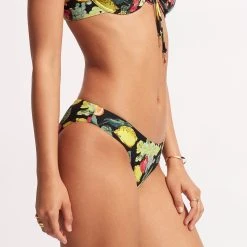 Seafolly Ladies Lemoncello Hipster Pant - Black 11 Seafolly Ladies Lemoncello Hipster Pant - Black -Seafolly shop 40473 945 Black 4