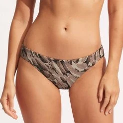 Seafolly Ladies Poolside Reversible Hipster - Sepia 16 Seafolly Ladies Poolside Reversible Hipster - Sepia -Seafolly shop 40473 954 Sepia 5