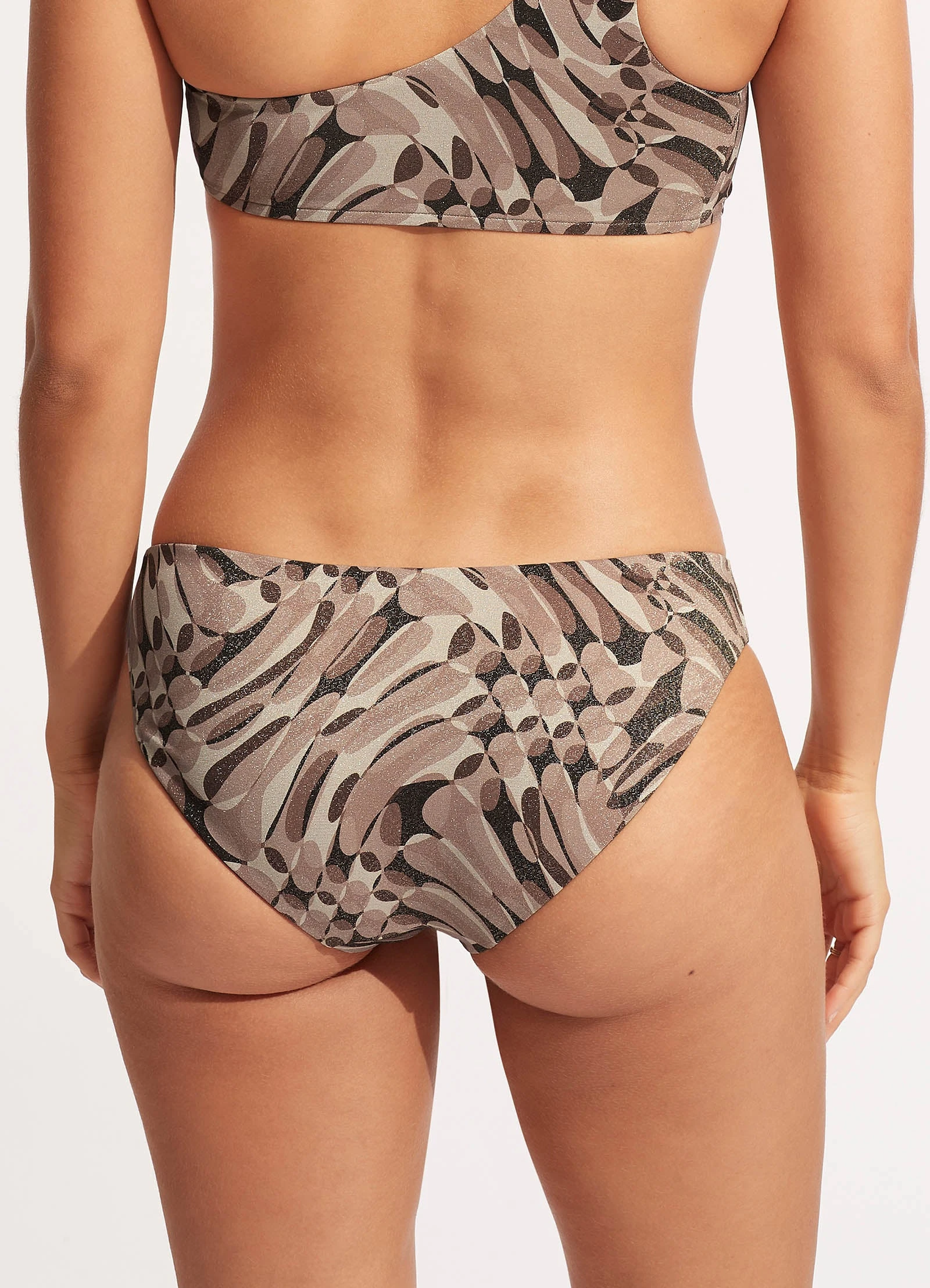 Seafolly Ladies Poolside Reversible Hipster - Sepia 11 Seafolly Ladies Poolside Reversible Hipster - Sepia - Image 9