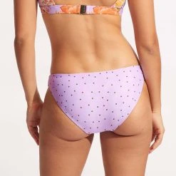 Seafolly Ladies Paradise Garden Reversible Hipster - Lilac -Seafolly shop 40473 960 Lilac 7