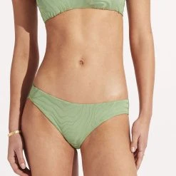 Seafolly Ladies Second Wave Hipster Pant - Palm Green 7 Seafolly Ladies Second Wave Hipster Pant - Palm Green -Seafolly shop 40473 968 PalmGreen 4