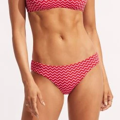 Seafolly Ladies Sienna Hipster Pant - Chilli Red -Seafolly shop 40473 976 Chilli 20Red 3