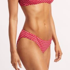 Seafolly Ladies Sienna Hipster Pant - Chilli Red -Seafolly shop 40473 976 Chilli 20Red 4