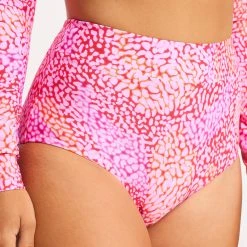 Seafolly Ladies Sea Skin High Waisted Bikini Bottom - Fuchsia Rose 11 Seafolly Ladies Sea Skin High Waisted Bikini Bottom - Fuchsia Rose -Seafolly shop 40558 064 FuchsiaRos 7