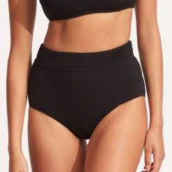 Seafolly Ladies Sea Dive High Waisted Pant 10 Seafolly Ladies Sea Dive High Waisted Pant -Seafolly shop 40558 861 Black 3 fabddfff c082 459d af74 084f687828e7